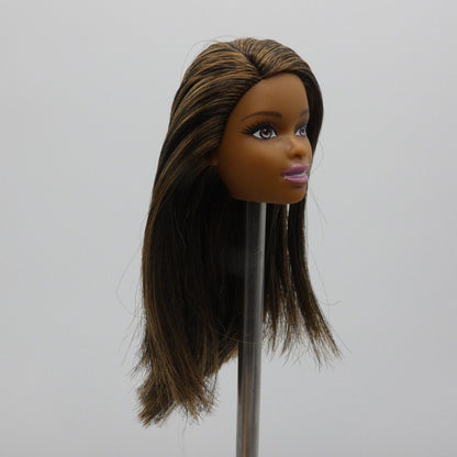 Barbie African American Doll Head Asha Face Medium Skin Baby Doctor GKH24