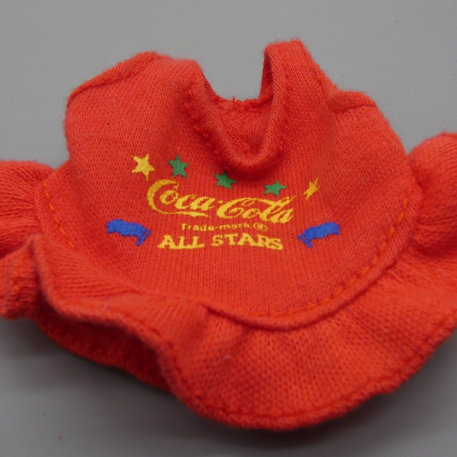 Barbie Doll Size Coca-Cola All Stars Shirt Tank Top Midriff Ruffle Red