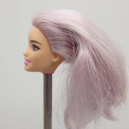 Barbie Fashionistas 054 Doll Head Olivia Face Purple Hair 2017 Tutu Cool DVX76