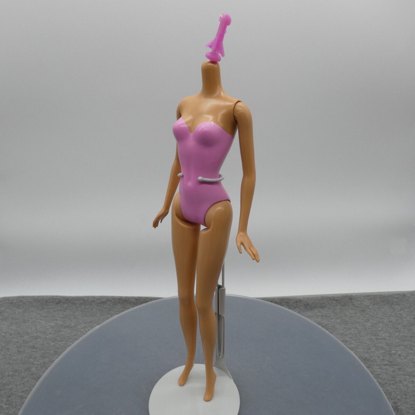 Barbie Doll Body Only Fashion Fever Medium Light Pink Bodysuit Belly Button