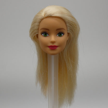 Barbie Millie Doll Head Only Blonde Green Eyes Closed Mouth Rockstar 2019 GDJ34