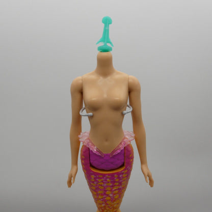 Disney Little Mermaid Live Action Mala Doll Body Pink Tail Light Skin HND29