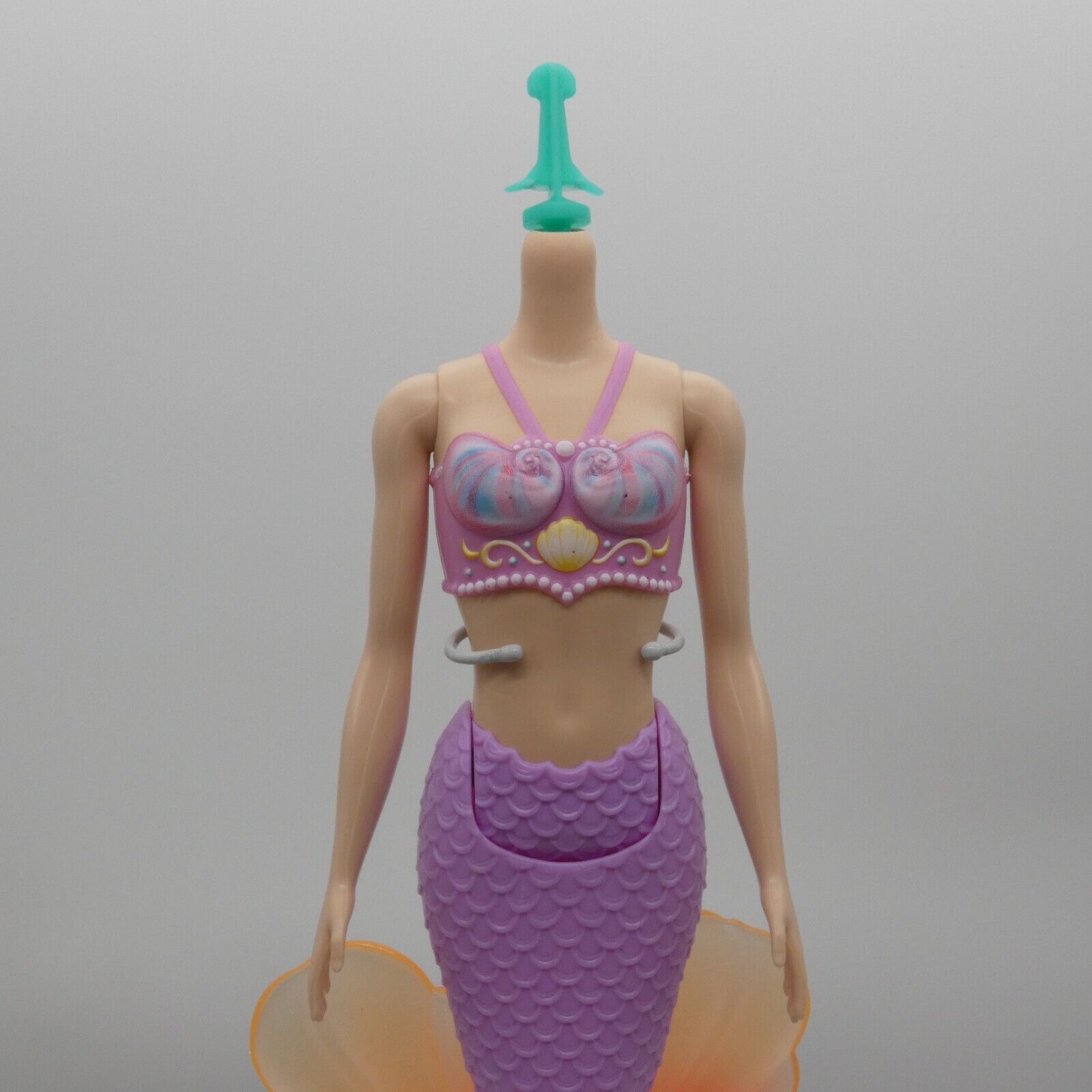 Barbie Dreamtopia Mermaid Doll Body Only 2023 Light Skin Purple Pink Tail HRR06