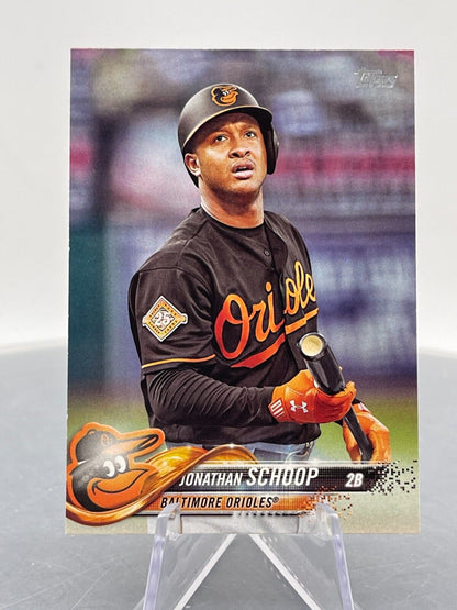 Johnathan Schoop 2018 Topps Series One #131 Baltimore Orioles Second Base