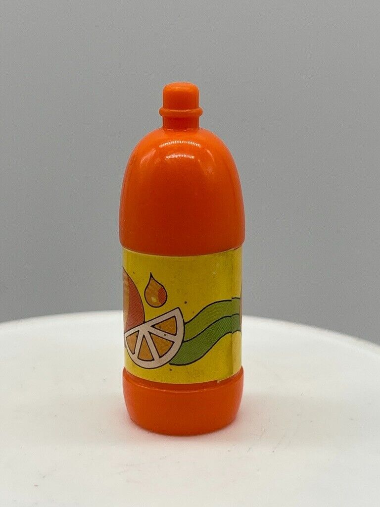 Barbie Doll Orange Soda 1991 Grocery Set 2 Liter Bottle Diorama Decoration 7296