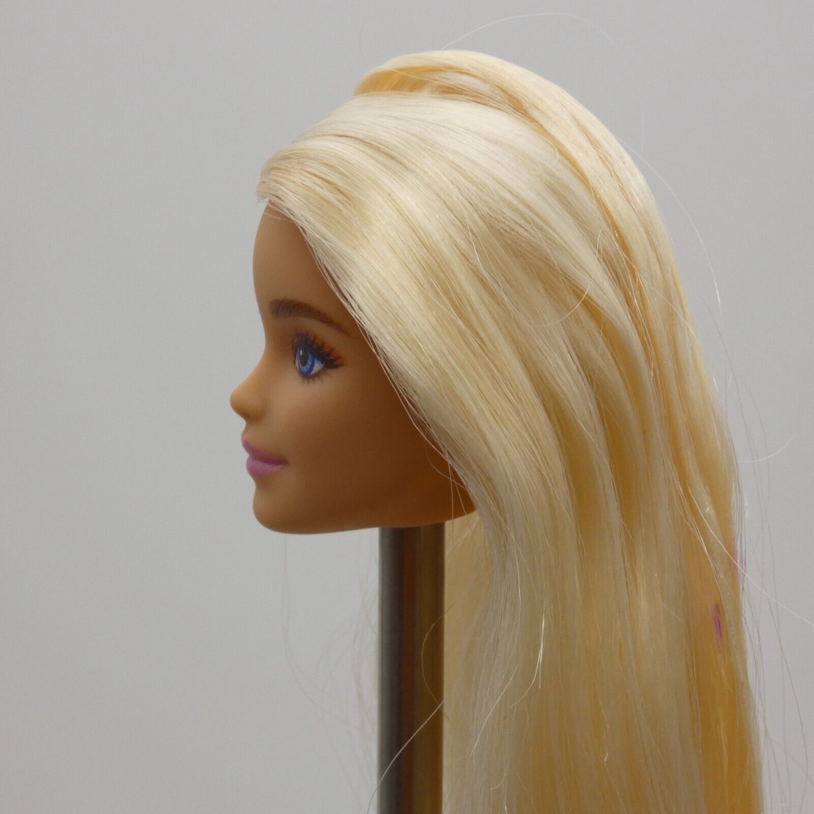 Barbie Extra 12 Doll Head Millie Closed Mouth Long Blonde Hair 2022 HDJ45 Mattel