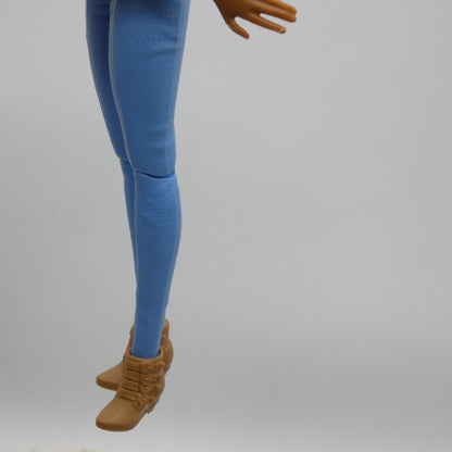 Barbie Dancin' Fun Doll AA Body Only Molded Blue Jeans With Boots 2015 FCD55