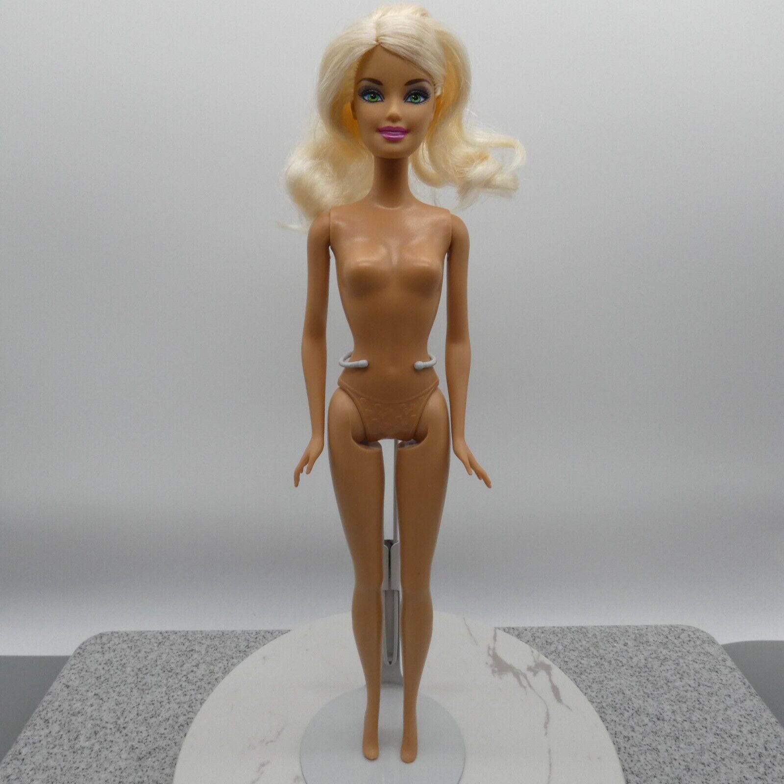 Barbie Doll Generation Girl CEO Face Green Eyes Blonde Hair Light Skin Tone