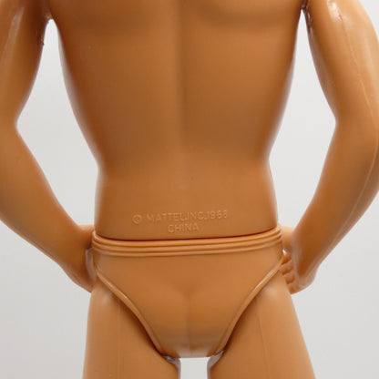 Barbie Cool Shavin Ken Doll Body Muscular Twist Waist Medium Light Skin 15469