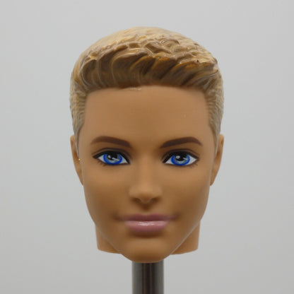 Barbie Prince Kieran Ken Ryan Doll Head Blonde Molded Hair Medium Light Skin