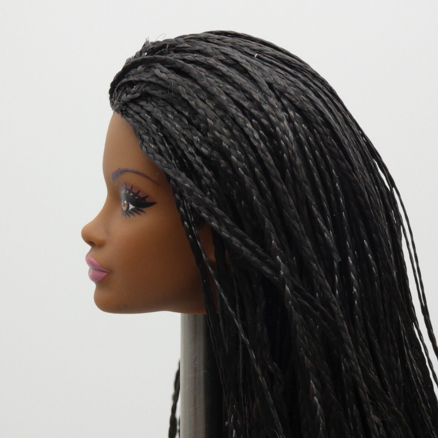 Barbie Looks 21 Doll Head Heide Face AA Medium Dark Skin Braids 2024 HRM13 B