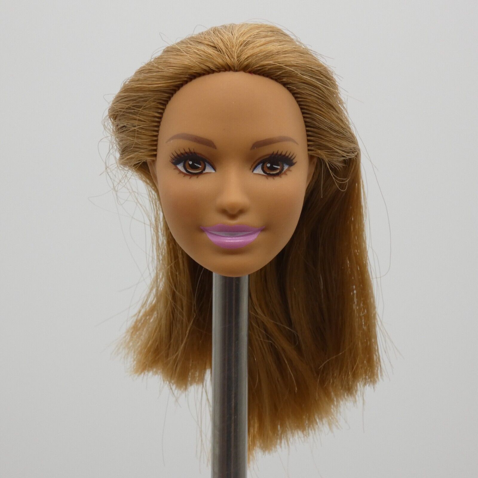 Barbie Beach Water Play Doll Head Summer Face Medium Light Skin 2016 DGT81