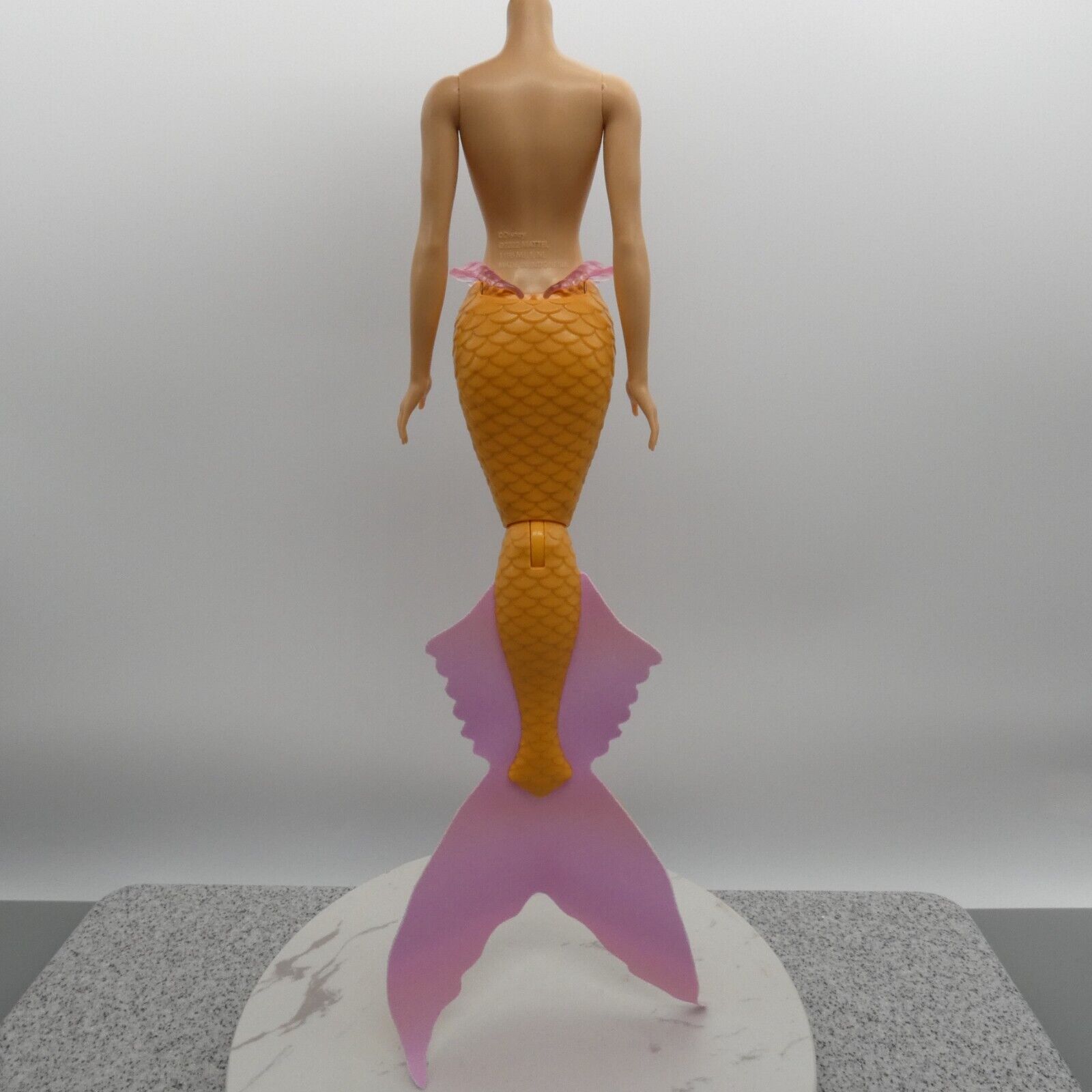 Disney Little Mermaid Live Action Mala Doll Body Pink Tail Light Skin HND29