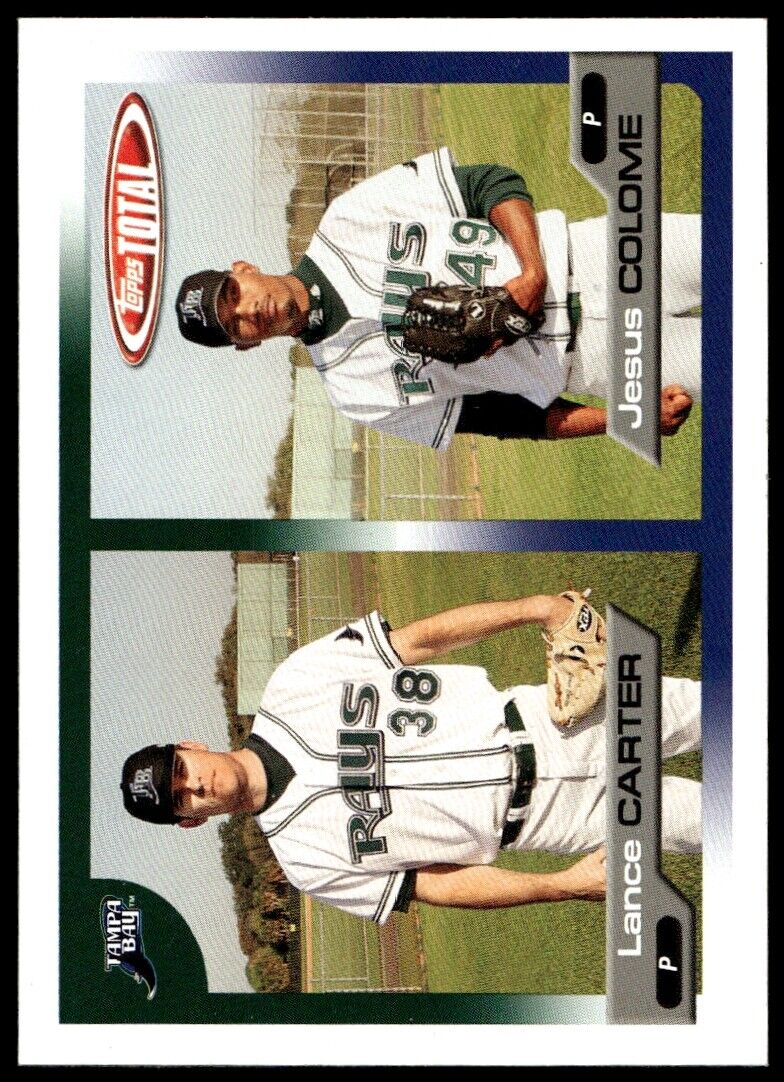 2005 Topps Total #598 Lance Carter / Jesus Colome