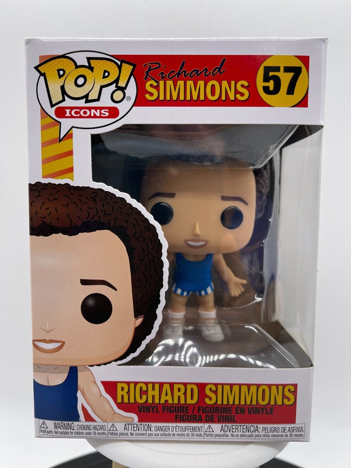 Funko Pop Icons Richard Simmons 57 Sweatin To The Oldies Vinyl Figure 2020