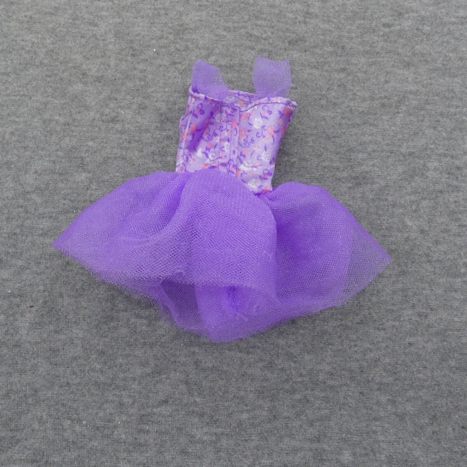 Barbie Doll Fashion Dress Purple Tulle Ballerina Tutu Genuine Mattel