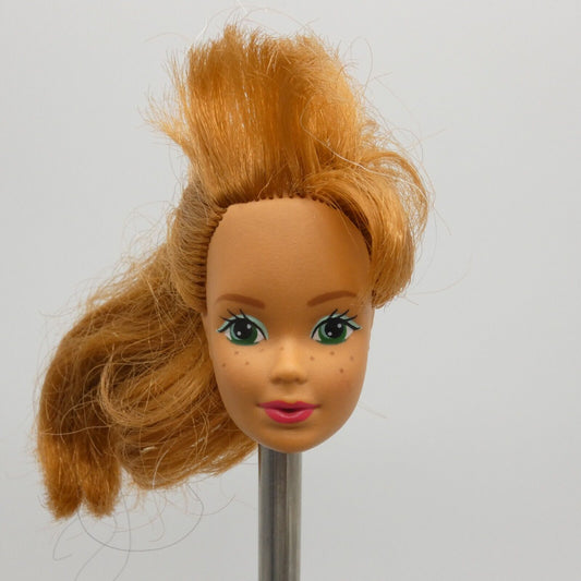 Barbie California Dream Midge Doll Head Steffie Face Red Hair 1988 Mattel 4442