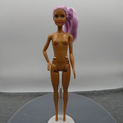 Barbie Careers Pop Star Doll Neysa Face Purple Side Glance Nude FXN98 2019