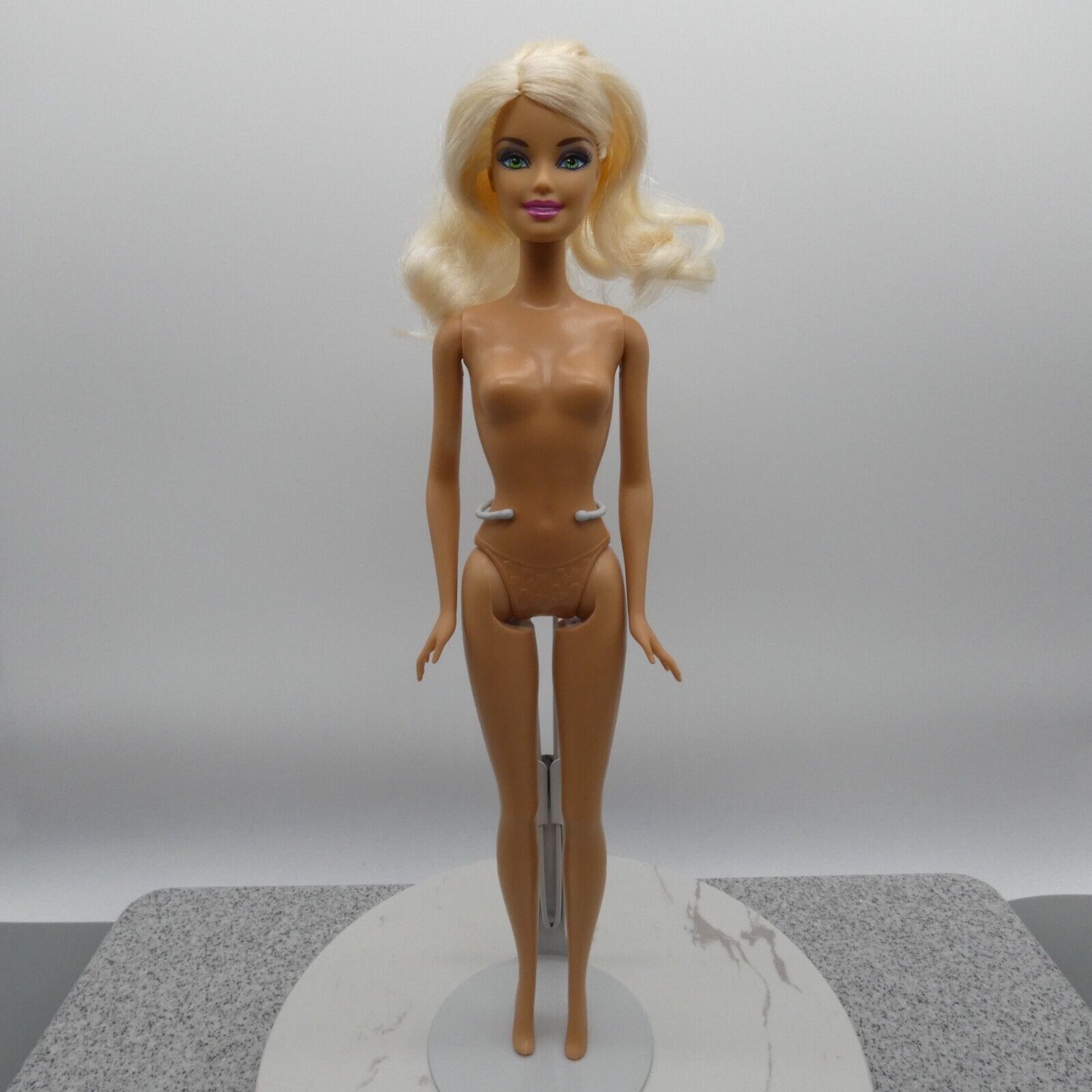 Barbie Doll Generation Girl CEO Face Green Eyes Blonde Hair Light Skin Tone