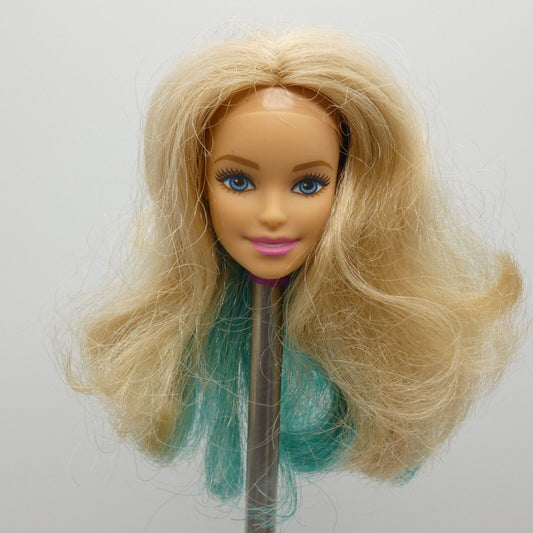 Barbie Day To Night Style Doll Head Millie Face Blonde Teal Hair Change DNR05