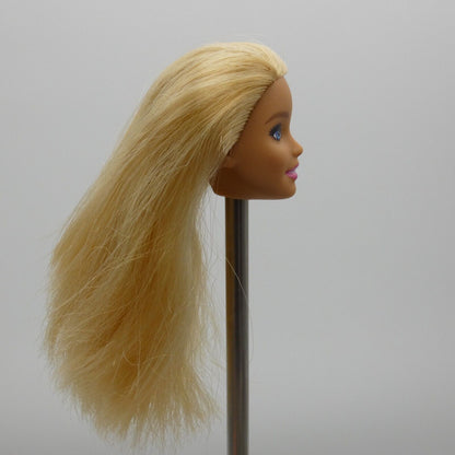 Barbie Beach Doll Head Only Millie Face Blonde Medium Light Skin 2016 DWK00