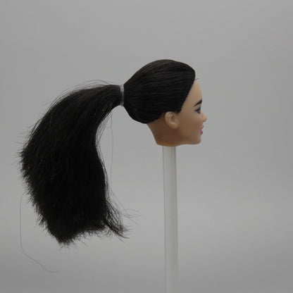 Barbie Made To Move Tennis Player Doll Head Only Black Hair Asian 2023 HKT73