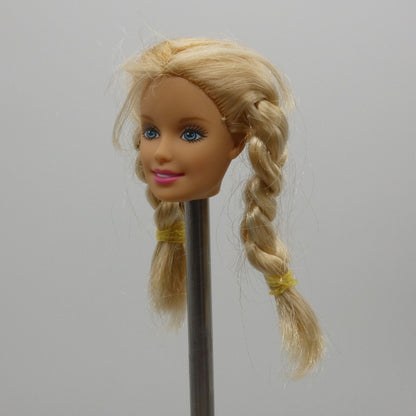 Barbie Walking Doll Head Generation Girl Blonde Braids Medium Light Skin 22232