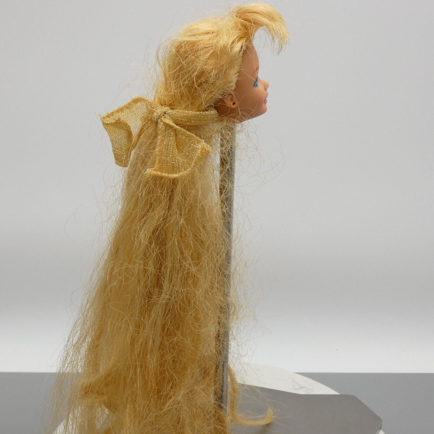 Barbie Hollywood Hair Doll Superstar Head Long Blonde Hair Bangs 1992 2308