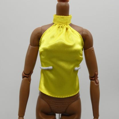 Barbie Looks 19 Doll Shirt Top Yellow Sleeveless Fits Standard And Tall HJX28