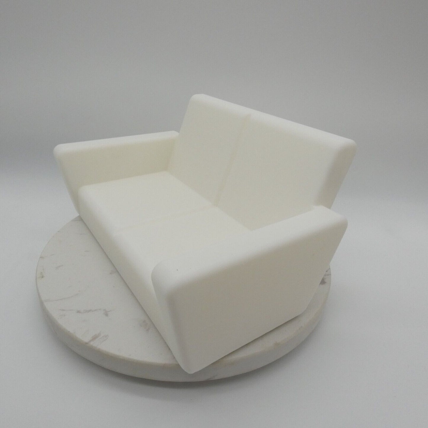 1/6 Scale Doll Furniture Sofa Love Seat White 1:6 Barbie Or Bratz Diorama