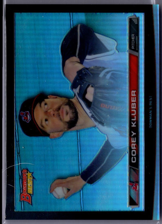 2015 Bowman's Best Hi-Def Heritage Corey Kluber Cleveland Indians #HDH-CK