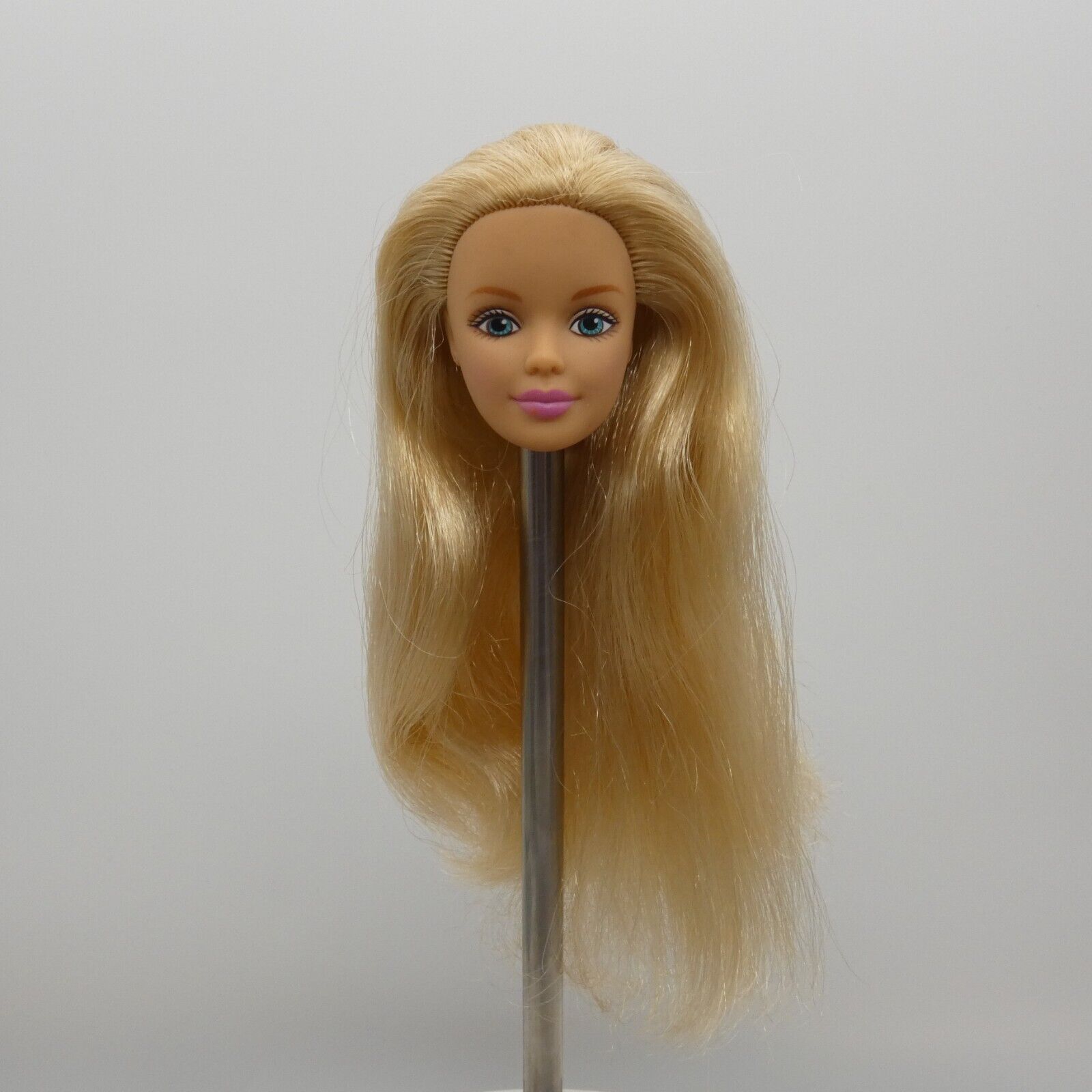 Barbie With Love Doll Head Mackie Face Blonde Medium Light Skin 38003 1999