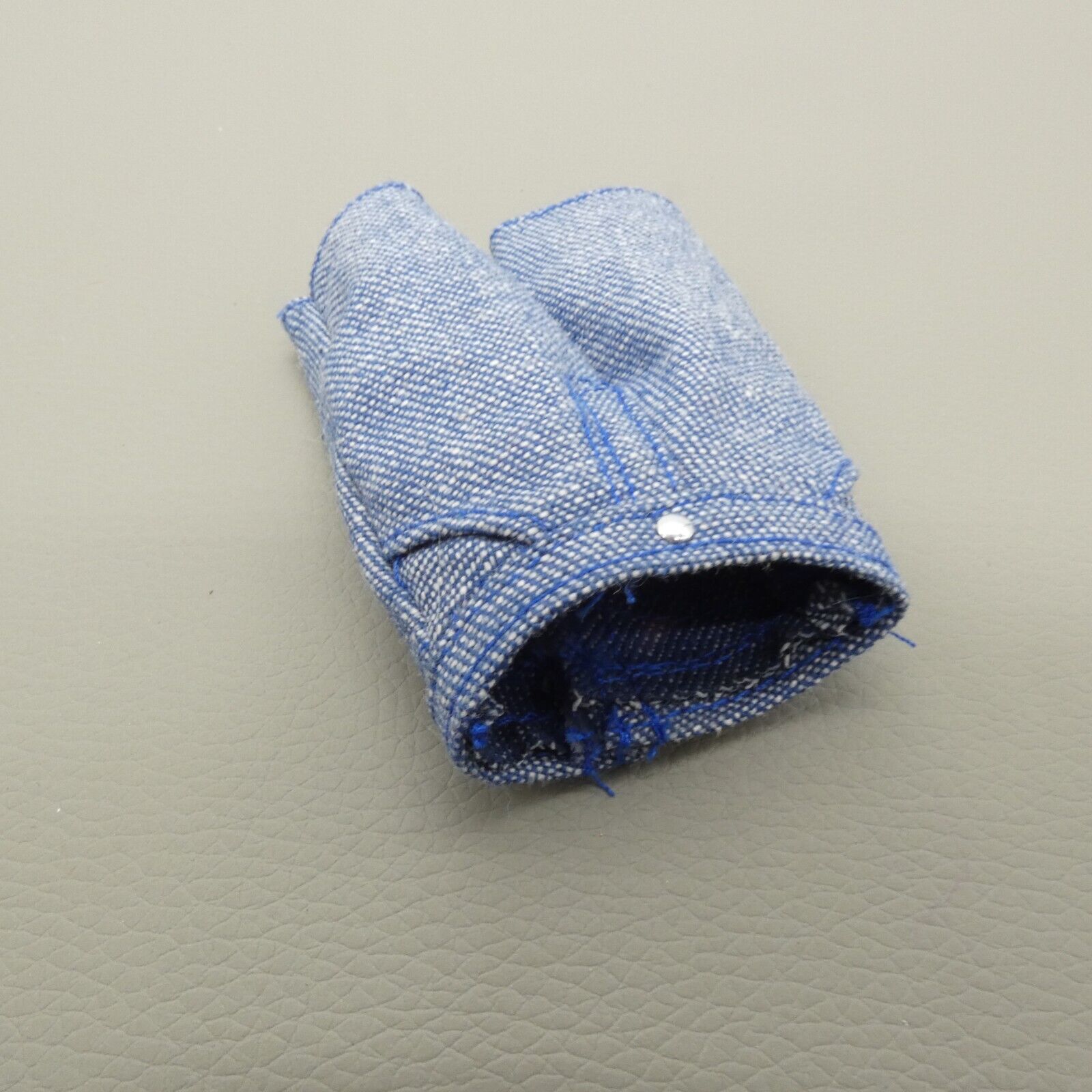 Skipper Doll Size Shorts Blue Jean Denim Like Above The Knee Tapered