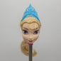 Disney Frozen Ice Power Elsa Doll Head And Crown Only Mattel DMD33