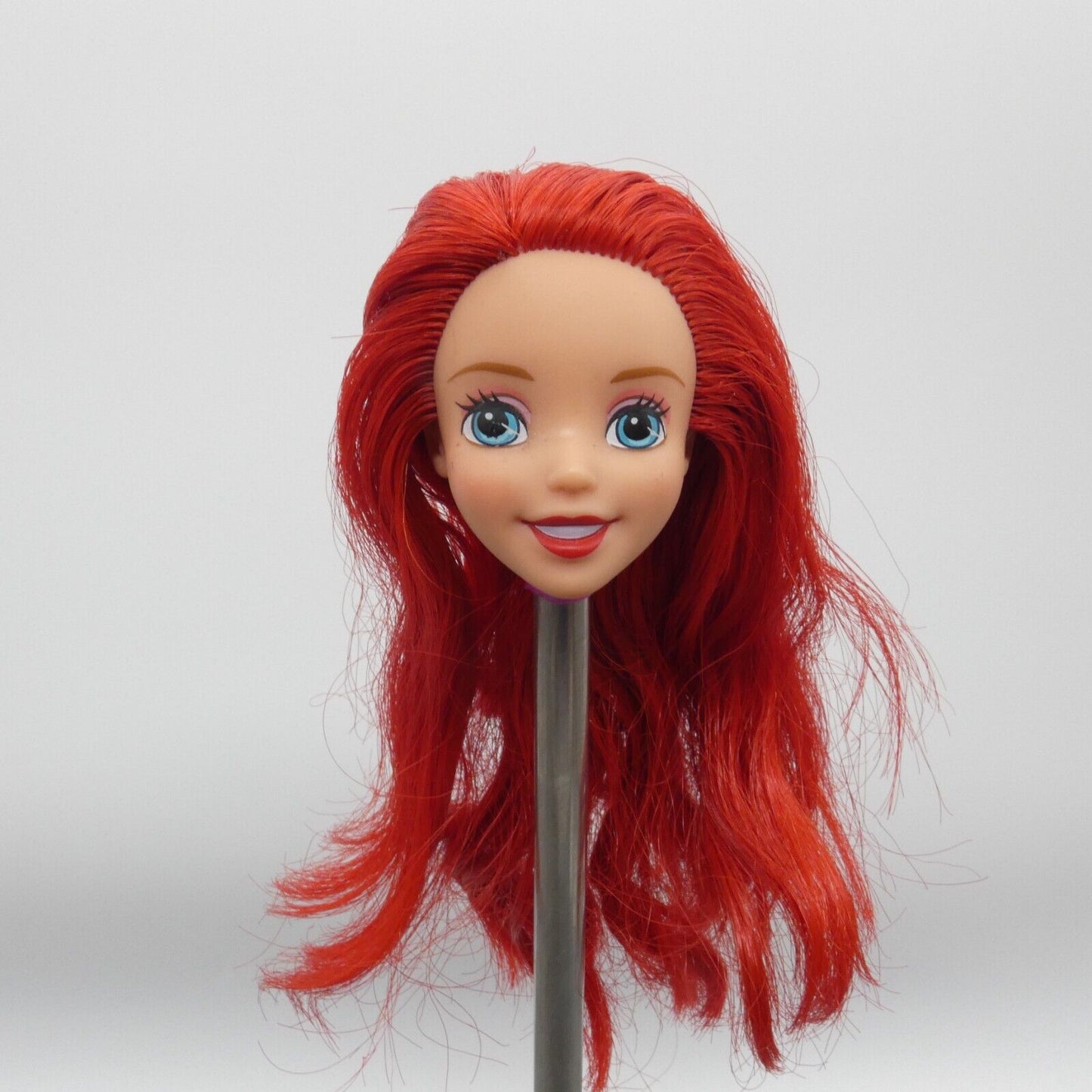 Disney Princess Ariel Doll Head The Little Mermaid Red Hair 2013 Mattel BBM22