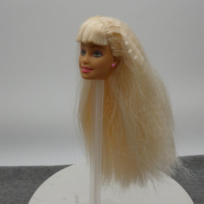 Barbie Stroll N Play Doll Head Generation Girl Face Blonde Hair Green Eyes 2002