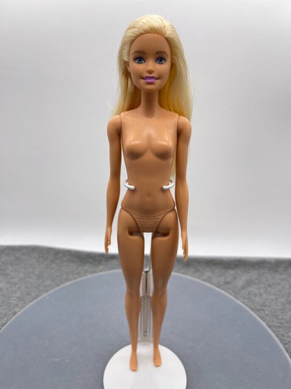 Barbie Doll Millie Blonde Nude Straight Arms Heel Feet Left Side Part 2015 Body