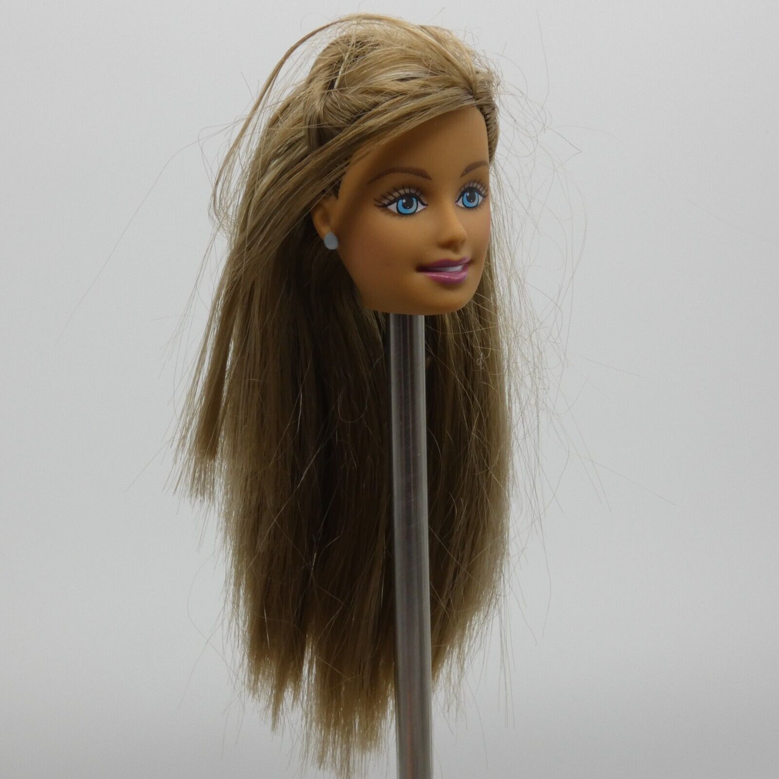 Barbie Cali Girl Doll Head Blonde Highlighted Hair Generation Girl Face Tan Skin