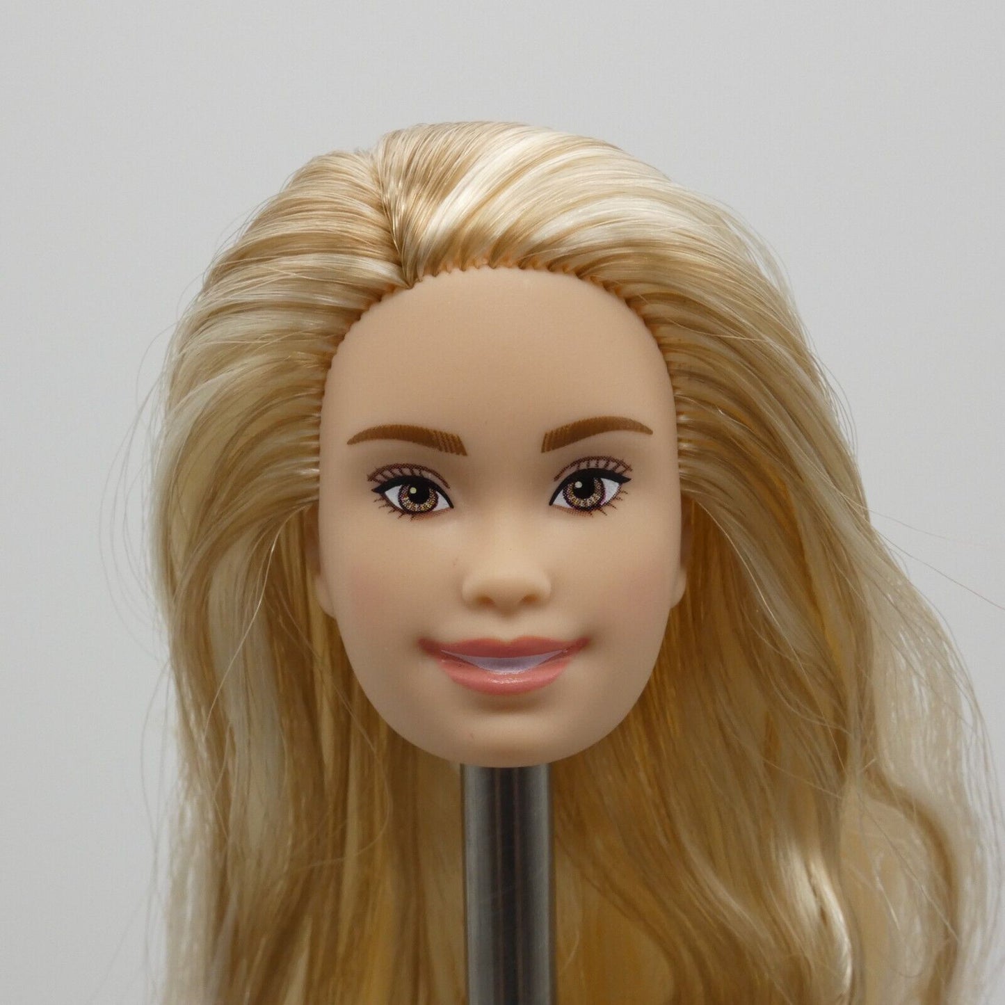 Barbie Fashionistas 208 Doll Head Trisomy 21 Face Light Skin HJT05 Mattel 2023