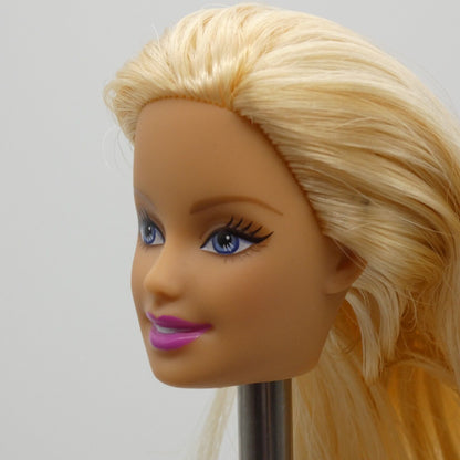 Barbie Generation Girl CEO Face Doll Big Head Only Fashion Fever Blonde Mattel