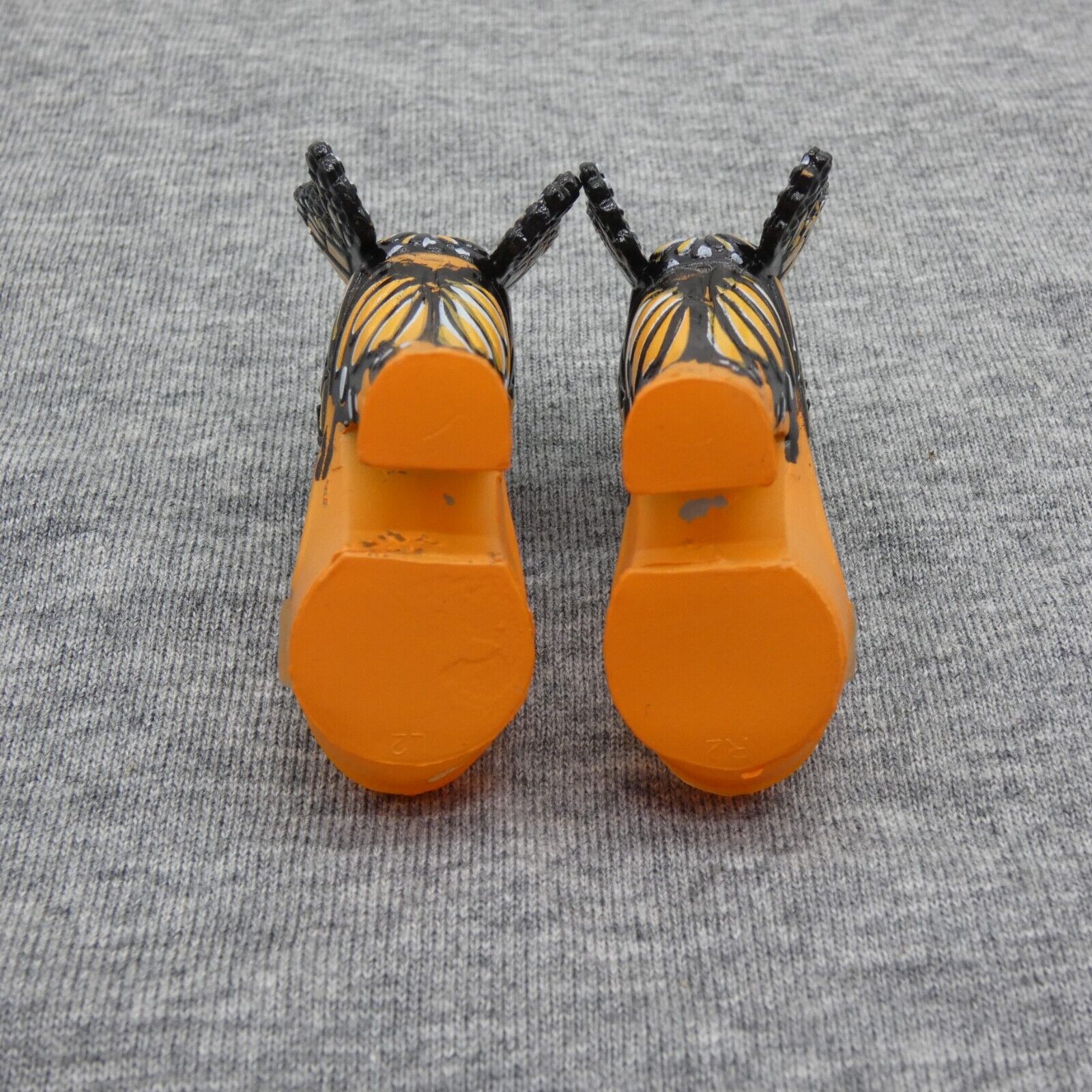 Rainbow High Poppy Rowan Series 1 Doll Shoes Orange Platform Heels Butterflies M