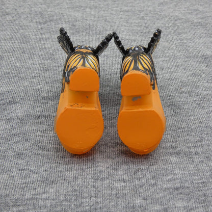 Rainbow High Poppy Rowan Series 1 Doll Shoes Orange Platform Heels Butterflies M