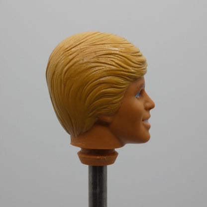 Barbie Island Fun Ken Doll Head Only Blonde Molded Hair 1988 Mattel 4060