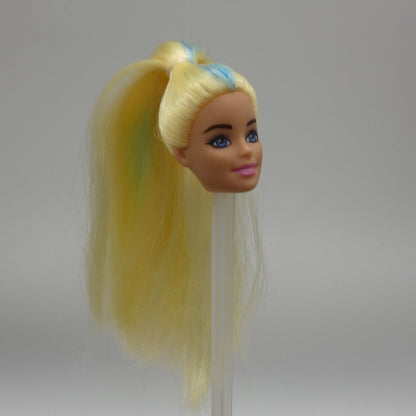 Barbie Cutie Reveal Millie Llama Doll Head Only Blonde Blue Hair 2022 Mattel