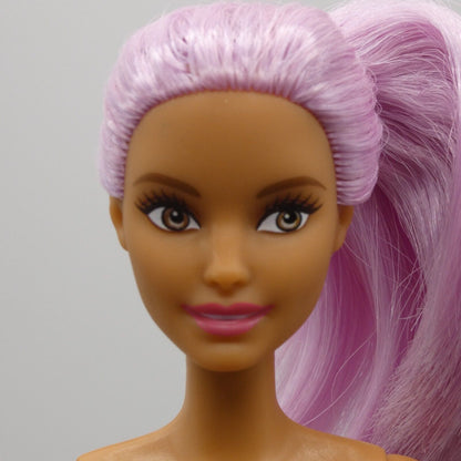 Barbie Careers Pop Star Doll Neysa Face Purple Side Glance Nude FXN98 2019