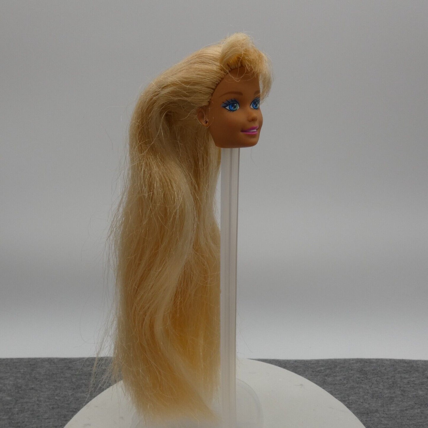 Barbie Sparkle Beach Doll Head Only Long Blonde Hair 1996 Mattel 13132 SuperStar