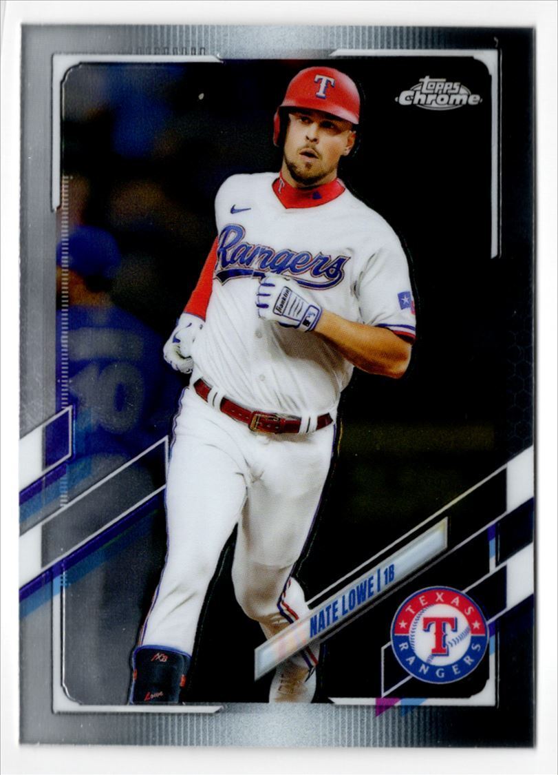 2021 Topps Chrome Update Nate Lowe Texas Rangers #USC38