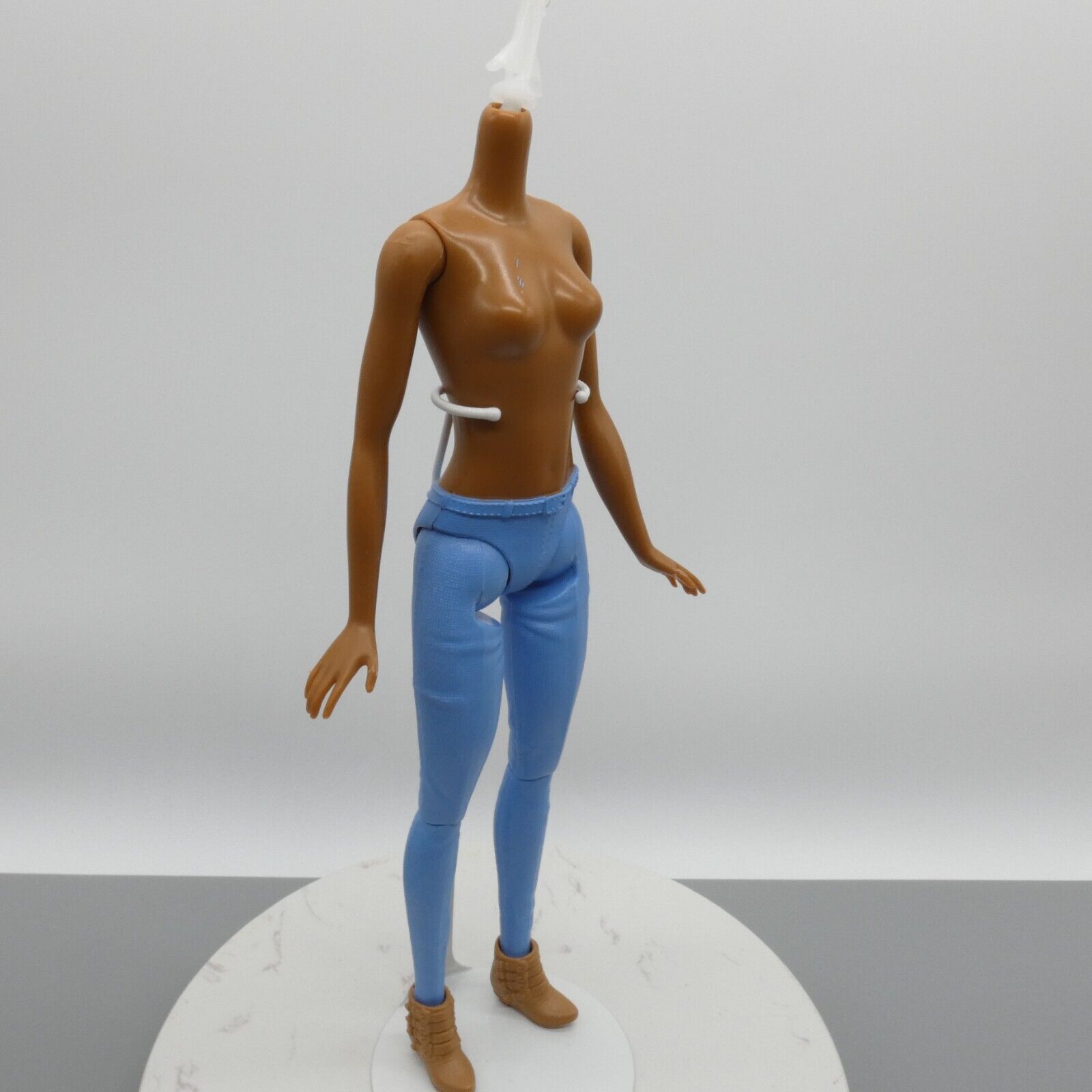 Barbie Dancin' Fun Doll AA Body Only Molded Blue Jeans With Boots 2015 FCD55