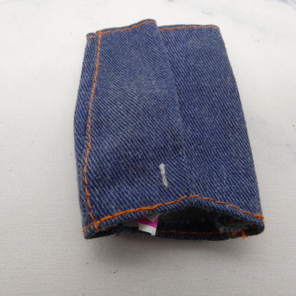 Stacie Doll Shorts Blue Jean Denim Like Knee Length Genuine Pink Tag Mattel