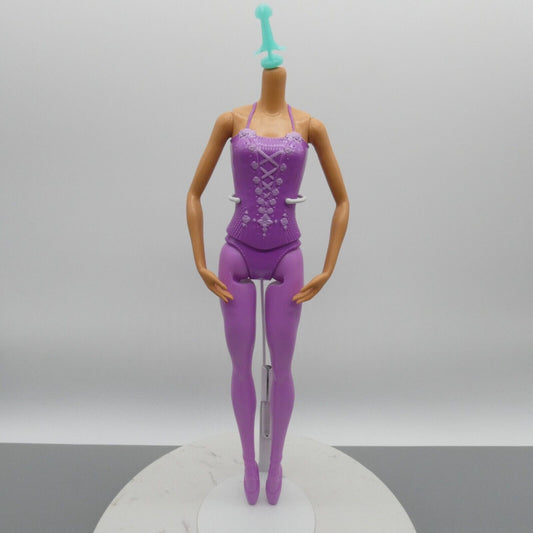 Barbie Ballerina Doll Hispanic Body Purple Bodysuit Pointe Shoes 2020 GJL60